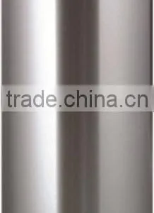 Stainless Steel Round Waste Bin C/w Flip Top thumbnail-1