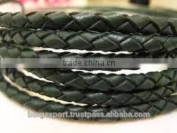 4mm Braided Leather Cords From BORG EXPORT / Braided Leather Cord 4 mm thumbnail-6