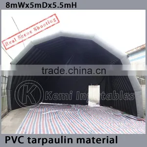 PVC Tarpaulin Giant Inflatable Stage Tent Cover Inflatable Stage Marquee Canopy Inflatable Tent for Events Inflatable Party Tent thumbnail-1