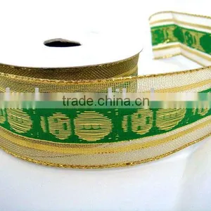 2011 Green Decoration Christmas Mesh Ribbon thumbnail-1