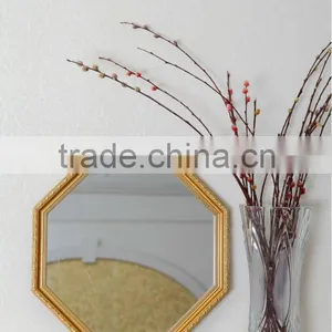 Octagonal Golden Embossed Hanging Wall Mirrors Wholesale thumbnail-1