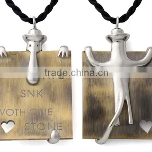 Fashion Stock Stainless Steel Butterfly Mask Pendant FP50017 thumbnail-5