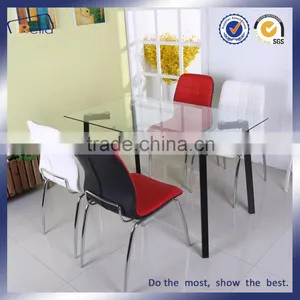 Popular Rectangular Glass Top Dining Tables thumbnail-5