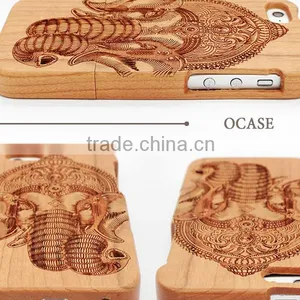 Yuanzhao Hot Sell Cherry Wood Mobile Parts Smartphone Case/Cellphone Case for Iphone 6 thumbnail-5