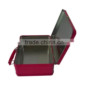 Wholesale Elegant Handbag Shaped Tin Box/handbag Samll Rectangular Custom Tin Lunch Box thumbnail-3