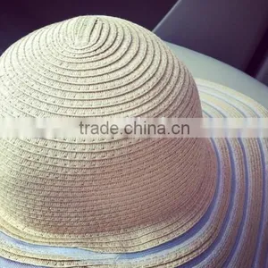 2016 Wholesale Factory Price Europe Hot Beach Hats Handmade Top Quality Younger Girls Raffia Straw Hat.html thumbnail-6