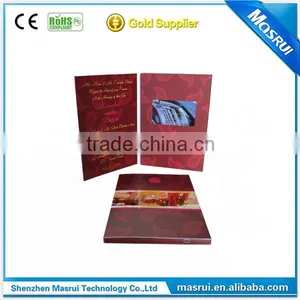 Paper Card With LCD Video Invitation Card thumbnail-2