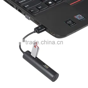 Factory Supply Slim Shape Low Cost USB2.0 Hub High Speed 4 Ports USB Hub for PC and Laptop thumbnail-3