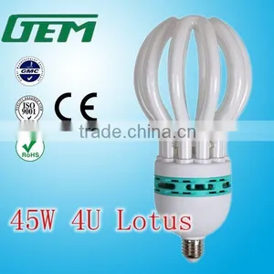 2700-6500K Popular Design 9-18W 45-105W CFL Lamp Lotus 4U thumbnail-3