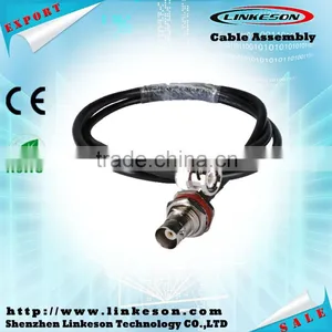 BNC Male to BNC Female Bulkhead O-ring Pigtail Cable RG58 thumbnail-1