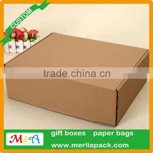 Kraft Natural Self-Locking Cardboard Mailing Boxes Literature Size 11.5" x 8.75" x 2.12" Box thumbnail-2