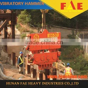 FAECHINA High Quality New Custom-made Colour Big Three Parts Hydraulic Vibratory Hammer Pile Driver Made in China thumbnail-1