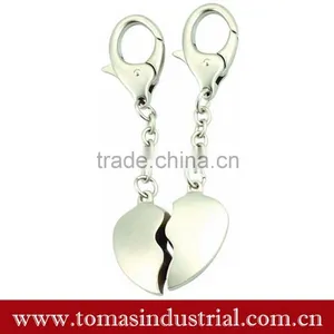 Heart Shape Keyring for Couples Promotion Custom thumbnail-1
