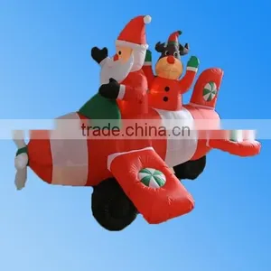 Inflatable Christmas Decoration Plane thumbnail-1