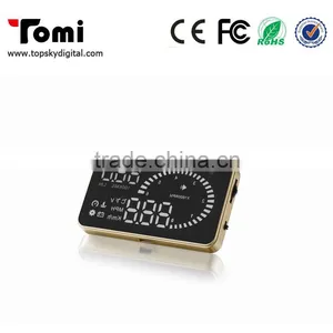 X6 3 Inch Car OBD2 II HUD Head Up Display Overspeed Warning System Projector Windshield Auto Electronic Voltage Alarm Universal thumbnail-3
