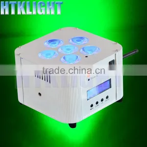6*18w 6in1 Rgbwa uv Mini Single Led Lights Battery Powered thumbnail-1