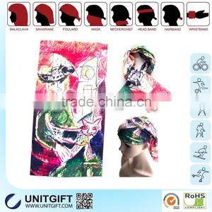 Cute Lovely Girl's Tubular Bandana HeadBand MOQ 100PCS thumbnail-3