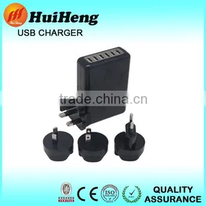 10A 6 Port Usb Charger, Portable Cell Phone Charger thumbnail-1