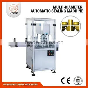 Automatic Cockles Plastic Bottle Cap Sealing Machine, Soybean Milk Plastic Bottle Cap Sealing Machine thumbnail-1
