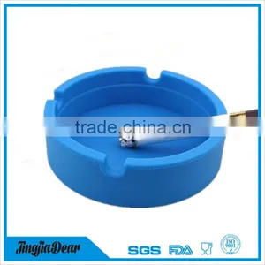 High Quality Round Silicone Ashtray , Personalized Silicone Pocket Ashtray thumbnail-1