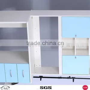 Kid Wooden Classic Study Table Storage Computer PC thumbnail-1
