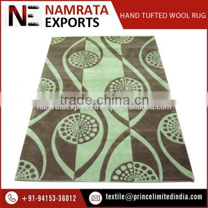 Best Quality Modern Design Hand Tufted 100% Wool Rug From India thumbnail-1