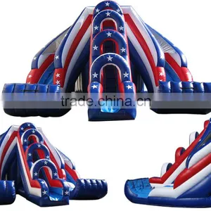 Outdoor Commercial Grade Adult Giant Inflatable Slide USA Style Made in China Inflatable Factory for Adventure Sports Activities thumbnail-1