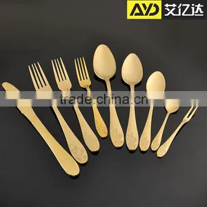 18/10 Stainless Steel Flatware , Nternational Stainless Steel Flatware , Gold Plated Flatware thumbnail-1