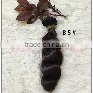 Cheap Heat Resistant Synthetic Blonde Kinky Curly Hair Weft for DIY Doll Hair Wig thumbnail-3
