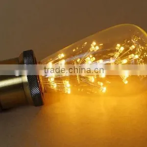 Fireworks LED Light E27 ST64 Edison Vintage Flower Bulb Lamp Decorative Cafe Star thumbnail-2