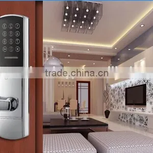 Biometric Keypad Fingerprint Door Lock Remote Control Electric Glass Door Lock thumbnail-5