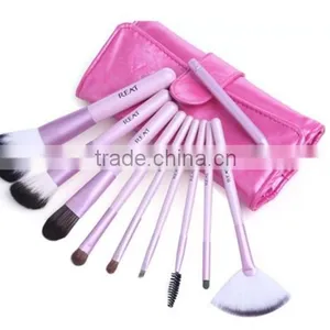 10pcs Pink Mini Kabuki Brushes thumbnail-2