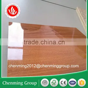 High Gloss Wood Grain UV Coated MDF Board thumbnail-1