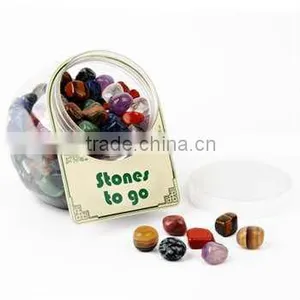 Mixed Tumbled Stone, 2kgs per PET Jar thumbnail-1