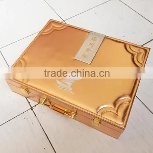 Chinese Factories Wholesale Custom Luxury PU Leather Cosmetic Box, Fashion Beautiful Storage Box thumbnail-1
