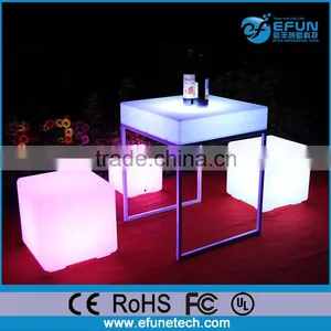 Rechargable Rgb Plastic Led Light Sitting Cubes,led Cube thumbnail-5