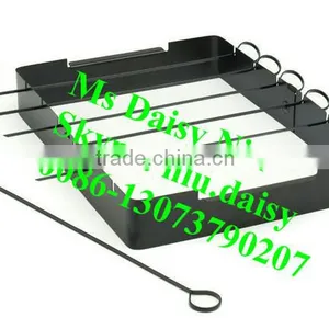 Circle Type BBQ Rack With 6 Skewers/BBQ Skewer With Stand/BBQ Kabob Set thumbnail-1