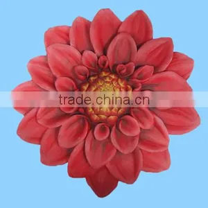 Red Wall Flowers Decoration For Stage Wedding Decoration thumbnail-1
