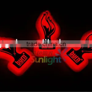 Glow in the Dark Flame Badges thumbnail-1