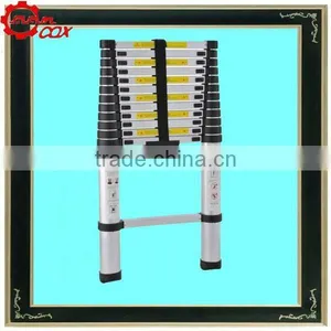 2.0-3.8M Extension Telescopic Aluminium Ladder thumbnail-1