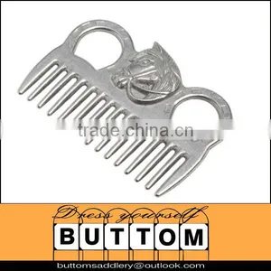 Aluminium Horse Comb Aluminium Horse Mane Comb Horse Grooming Aluminium Comb thumbnail-1