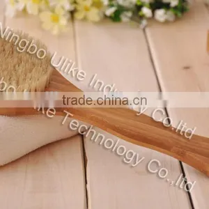 Bristle Short Handle Bamboo/wooden Bath Brush thumbnail-1