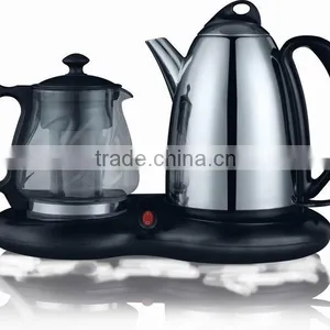 1.0L Small Electric Kettle and Teapot Set thumbnail-1
