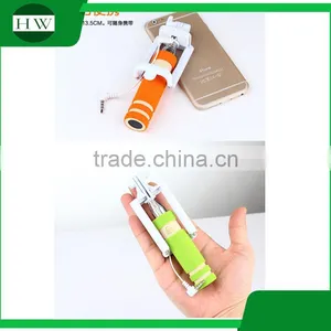 Mini Pocket Foldable Monopod Foldable Selfie Stick 2015 Monopod Selfie Stick With Cable for Mobile Phone and Digital Camera thumbnail-3