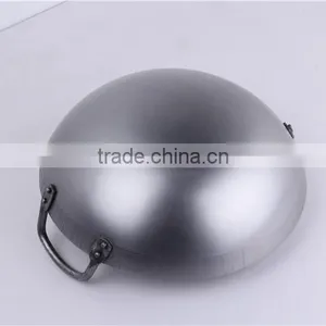 FDA LFGB Certificate Machine Made Steel Korean Wok Price thumbnail-4