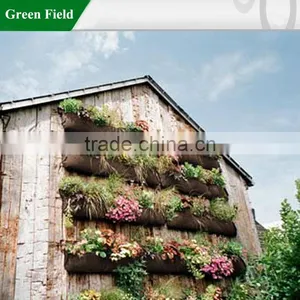 Green Wall Hanging Pockets Planter - Living Wall Planters thumbnail-1