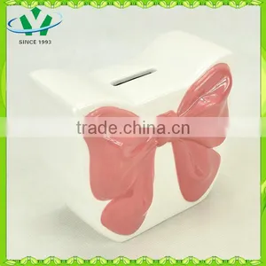 Bowknot Handbag Ceramic Coin Banks Wholesale thumbnail-3