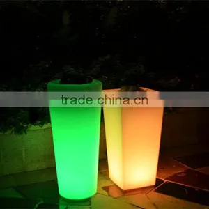 Outdoor Led Luminous Planter/ Decorative Plastic Flower Pot thumbnail-5