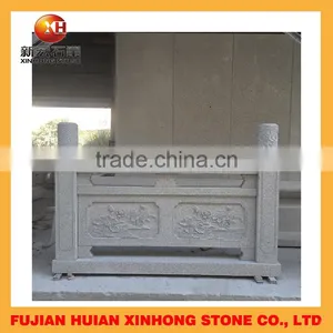White Stone Carving Marble Arch Bridge Railing thumbnail-2