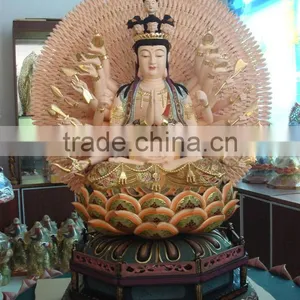 Bronze Many Hands And Heads Buddha Statue thumbnail-1